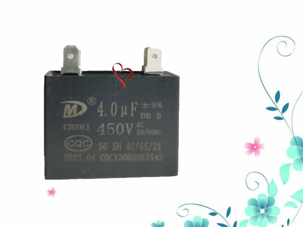 Tụ quạt 4.0 uf dây, zắc cắm