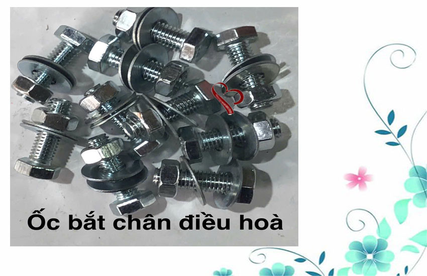 Ốc bắt chân giá cục nóng Điều hòa